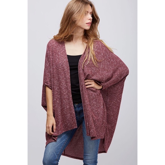 Hannah Beury Sweaters - LAST ONE!! Cardigan-WINE